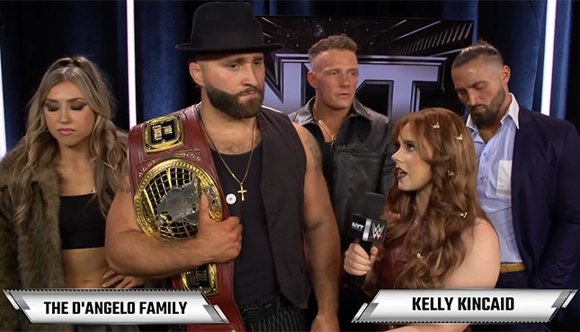 WWE NXT Kelly Kincaid Tony D'Angelo Family 3-4-25