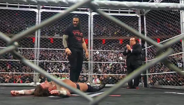 WWE Raw Roman Reigns CM Punk 3-10-25