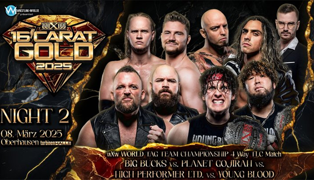 wXw 16 Carat Gold 2025 Night Two