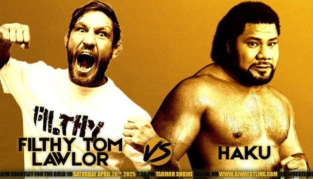 Haku Tom Lawlor AIW Gauntlet For The Gold 10