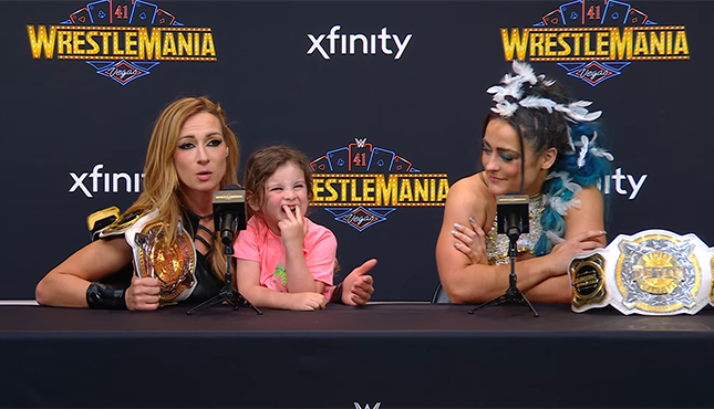 Becky Lynch Lyra Valkyria WWE WrestleMania 41