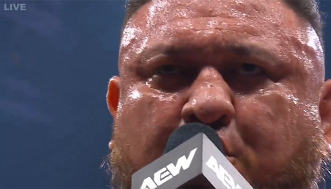 Samoa Joe AEW Dynamite 4-30-25, Talk Is Jericho