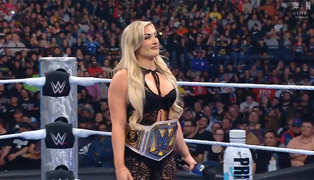 Tiffany Stratton WWE Smackdown 4-4-25