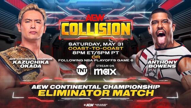 AEW Collision - Kazuchika Okada vs Anthony Bowens