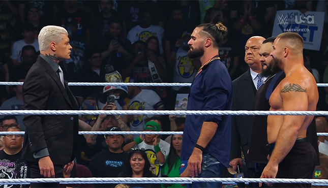 Cody Rhodes Seth Rollins WWE Smackdown 6-6-25
