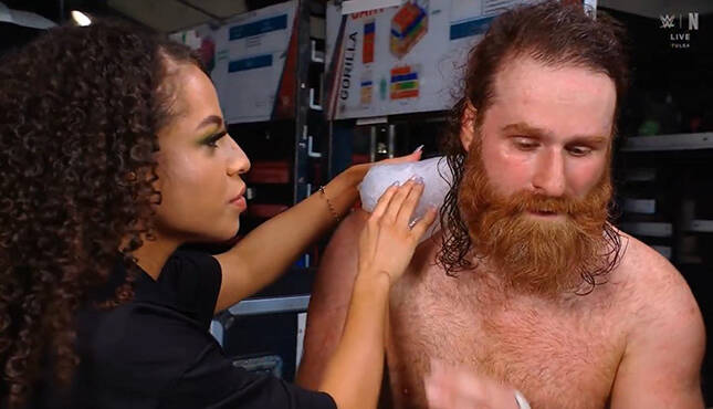 WWE Raw Sami Zayn Alejandra Quintanilla 6-3-25