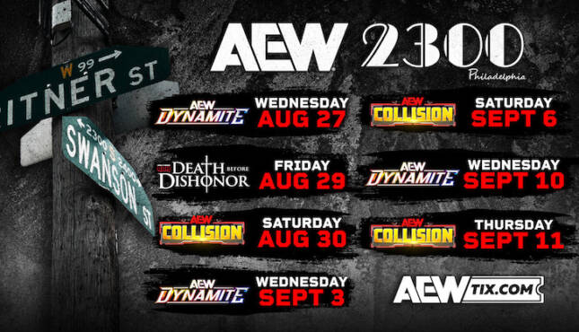 AEW 2300 Arena residency 2025