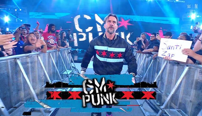 CM Punk WWE Raw 7-14-25