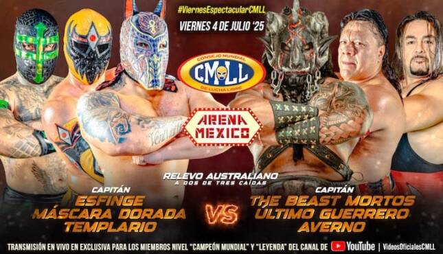 CMLL Viernes Espectacular The Beast Mortos