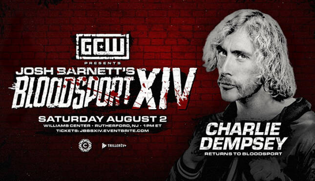 Charlie Dempsey Josh Barnett's Bloodsport XIV