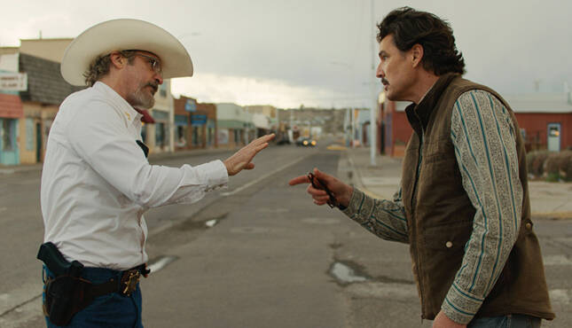 Eddington Joaquin Phoenix Pedro Pascal