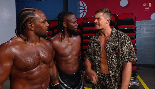 Grayson Waller New Day WWE Raw 7-21-25, Austin Theory split