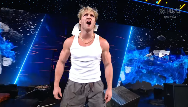 Logan Paul WWE Smackdown 7-11-25 free agent