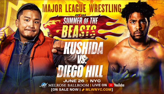 MLW Summer of the Beasts KUSHIDA Diego Hill