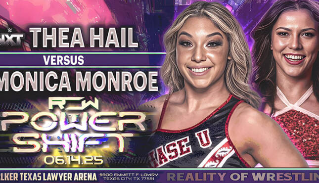 Thea Hail Monica Monroe ROW Power Shift