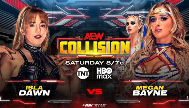 AEW Collision 8-23-25 Isla Dawn