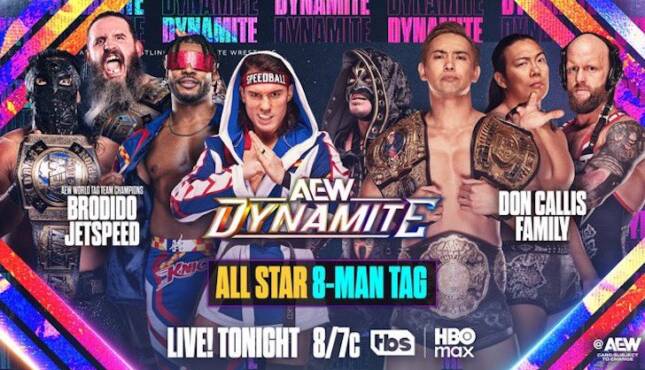 AEW Dynamite 8-27-25 - Brodido JetSpeed vs Don Callis Family