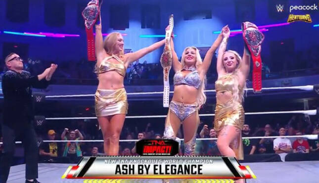 Ash By Elegance NXT Heatwave, TNA Knockouts title win