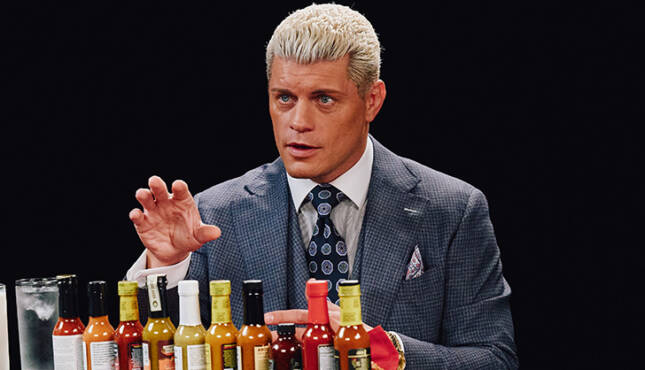Cody Rhodes Hot Ones, The Undertaker WWE Raw