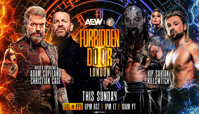 Kip Sabian KS Cope CC AEW x NJPW Forbidden Door