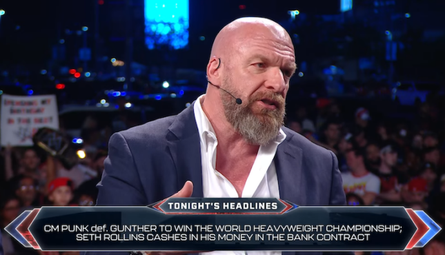 WWE SummerSlam 2025 post-show - Triple H backstage notes ESPN SportsCenter