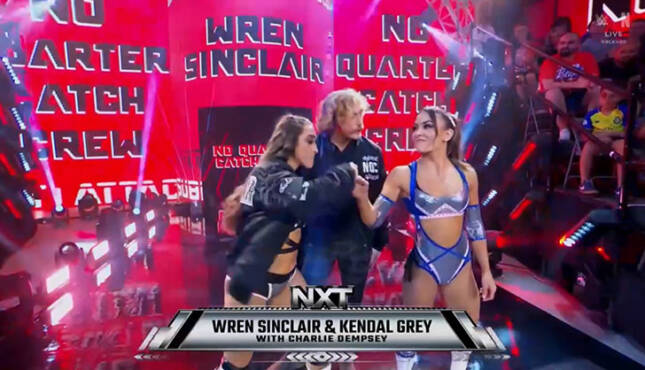 Wren Sinclair Kendal Grey Charlie Dempsey WWE NXT 8-26-25