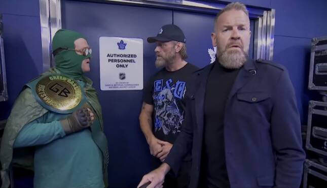AEW All Out Toronto Adam Copeland Christian Cage Bubbles
