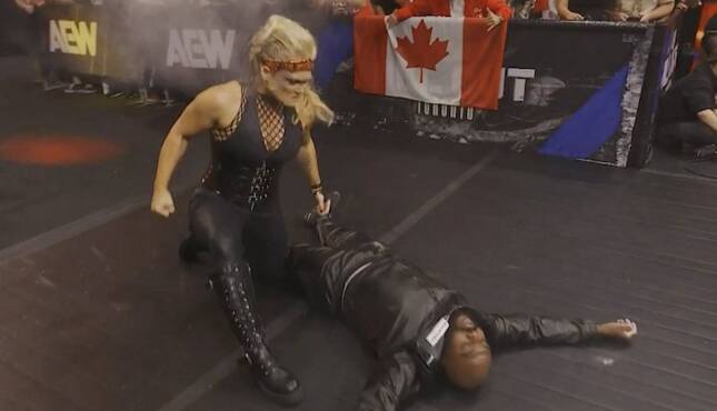 AEW All Out Toronto Beth Phoenix Helps Adam Copeland Christian Cage