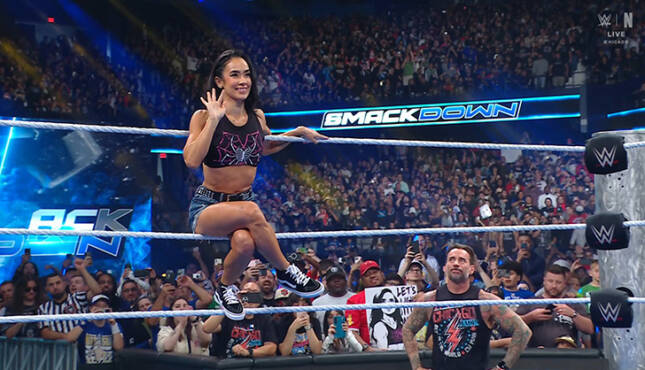AJ Lee WWE Smackdown 9-5-25