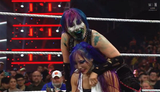 Asuka Kairi Sane WWE Raw 9-22-25, Iyo Sky