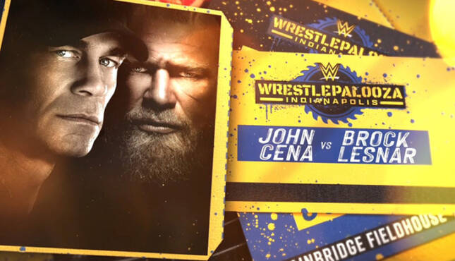 Brock Lesnar John Cena WWE Wrestlepalooza