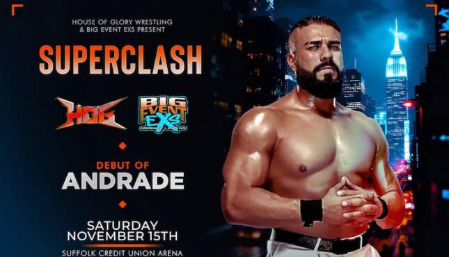 House of Glory Wrestling HOG Superclash - Andrade debut