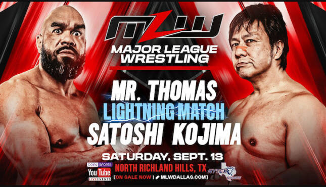 MLW Satoshi Kojima vs Mr Thomas