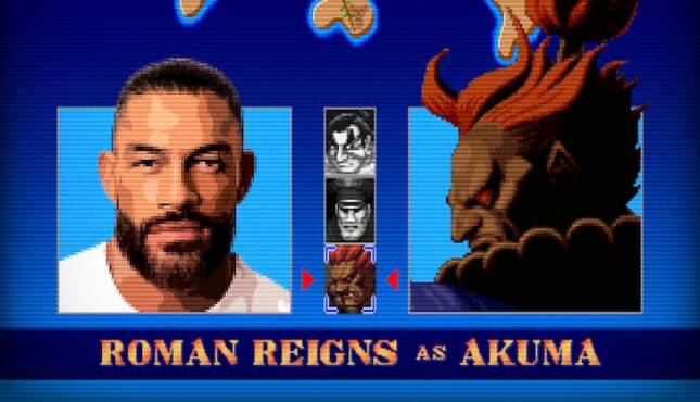 Street fighter Casting Roman Reigns as Akuma