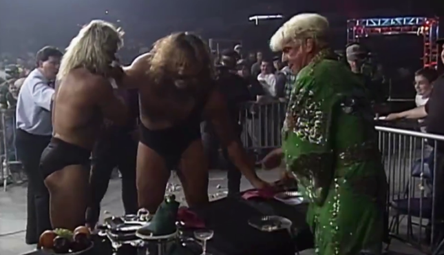 WCW Nitro 5-13-96 Lex Luger Giant Ric Flair