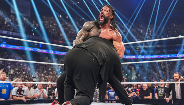 WWE Clash In Paris Roman Reigns Paul Heyman