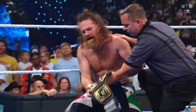 WWE Smackdown 9-12-25 Sami Zayn