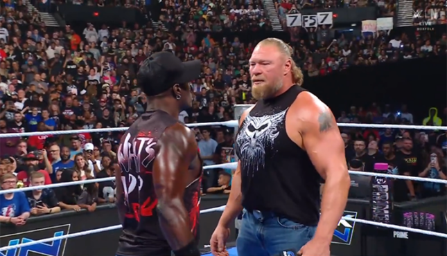 WWE Smackdown R-Truth Brock Lesnar 9-12-25