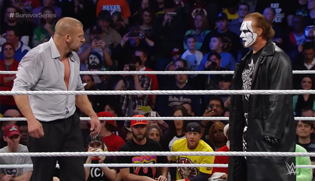 WWE Survivor Series 2014 Triple H Sting