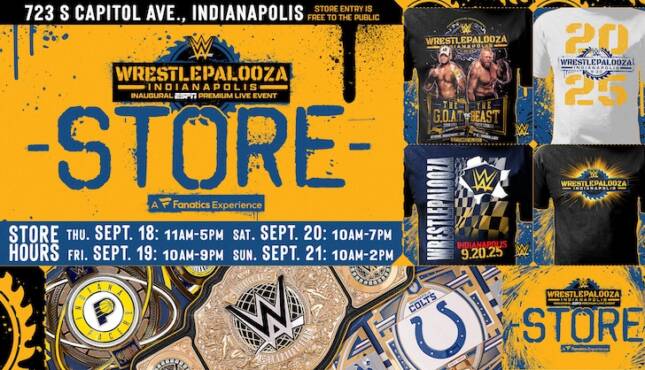 WWE Wrestlepalooza store