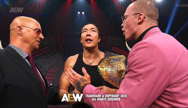 AEW Dynamite Konosuke Takeshita Don Callis Kyle Fletcher 10-22-25