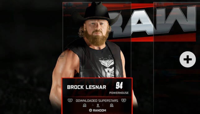 Brock Lesnar WWE 2K25
