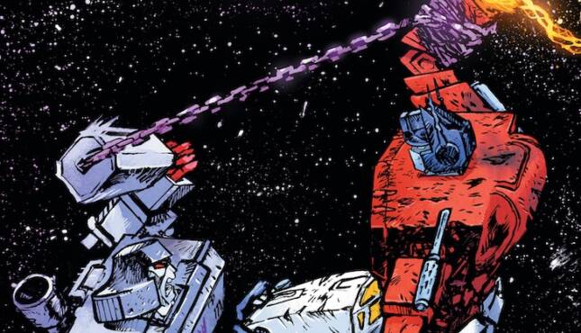 Energon Universe - Skybound Entertainment - Optimus Prime and Megatron