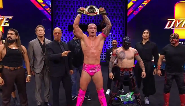 Kyle Fletcher Don Callis Family El Clon AEW Dynamite 10-1-25, Skye Blue