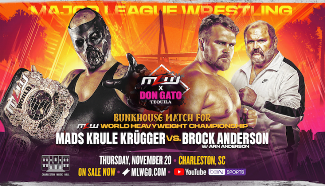 MLW Don Gato Tequila Live Special Brock Anderson vs Mads Krule Krugger, MDK Fight club