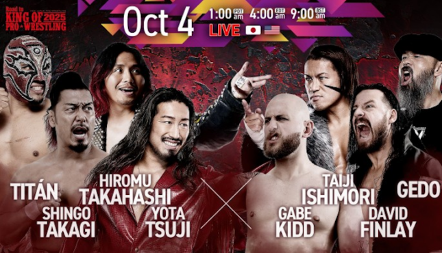 NJPW Road to King of Pro wrestling 10-04-2025