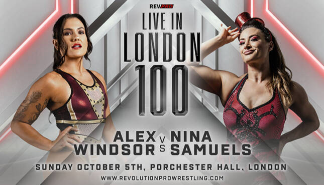 RevPro Live In London 100 Alex Windsor Nina Samuels