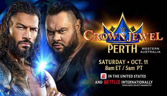 WWE Crown Jewel Roman Reigns Bronson Reed