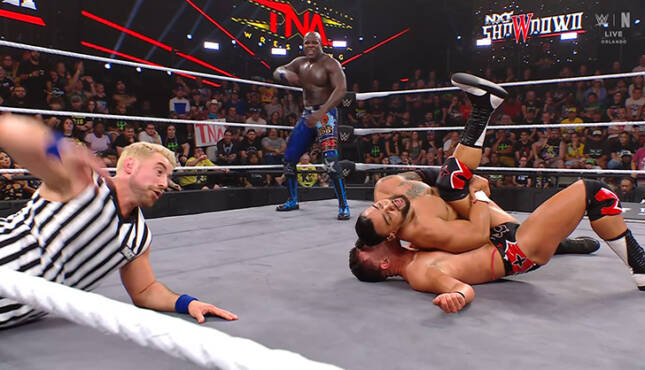 WWE NXT x TNA Showdown 10-7-25 Mike Santana Moose Rickey Saints