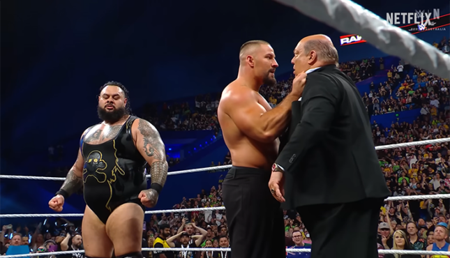 WWE Raw Bron Breakker Bronson Reed Paul Heyman 10-13-25